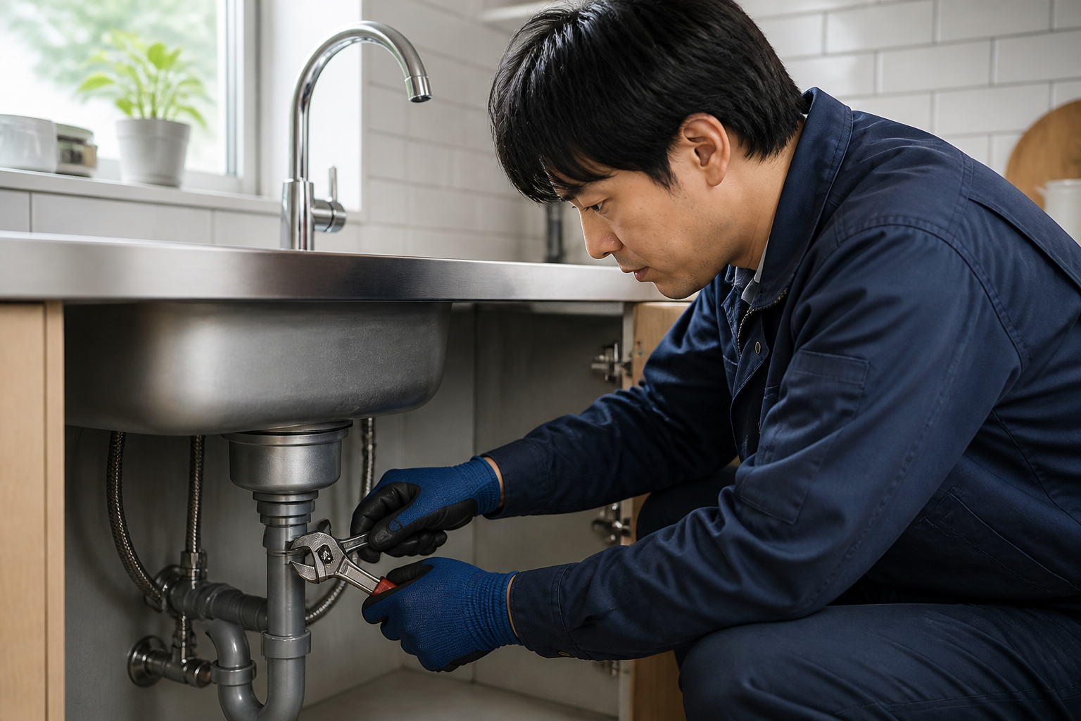 水まわり工房の雰囲気を伝えるビジュアル